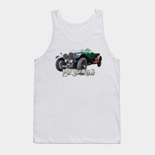 1927 Bentley 3 Litre Speed Model Tourer Tank Top by Gestalt Imagery